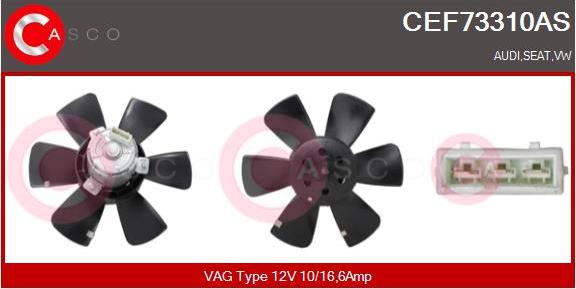 Casco CEF73310AS - Ventilators, Motora dzesēšanas sistēma xparts.lv