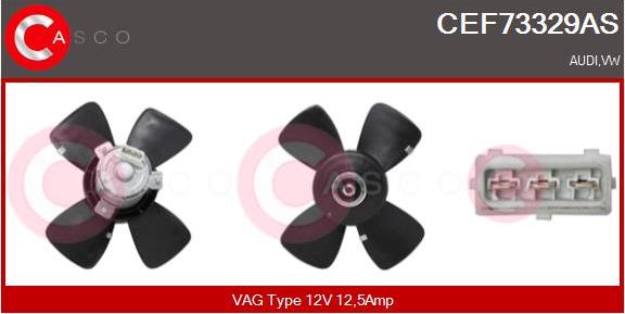 Casco CEF73329AS - Ventilators, Motora dzesēšanas sistēma xparts.lv