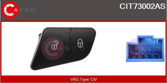 Casco CIT73002AS - Switch, door lock system xparts.lv