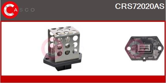 Casco CRS72020AS - Papildus rezistors, Elektromotors-Radiatora ventilators xparts.lv