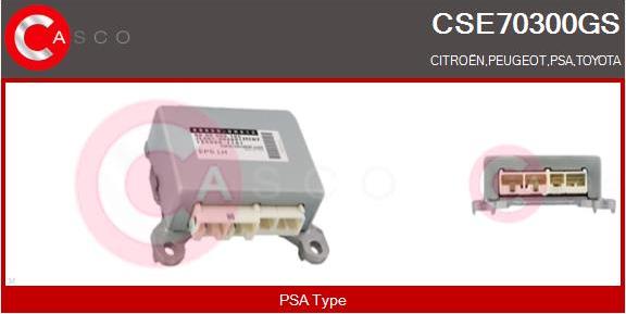Casco CSE70300GS - Vadības iekārta, Stūres mehānisms ar pastiprinatāju xparts.lv