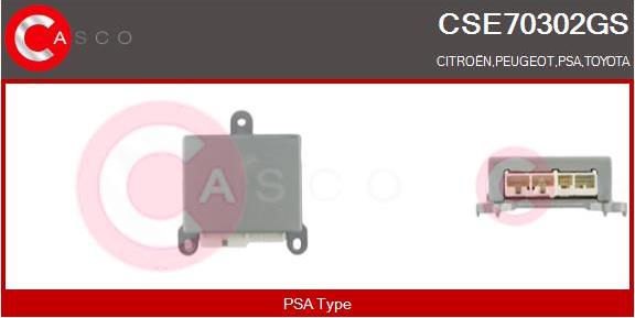 Casco CSE70302GS - Блок управления, рулевой механизм с усилителем xparts.lv