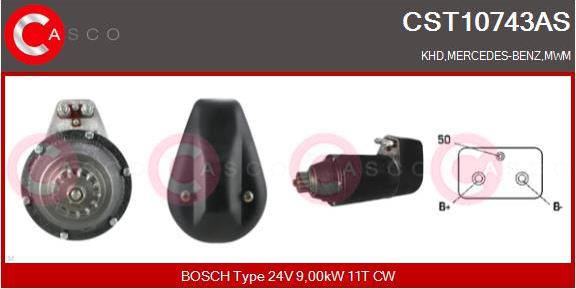 Casco CST10743AS - Starter xparts.lv