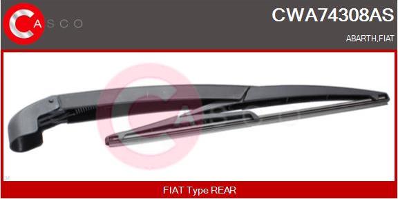 Casco CWA74308AS - Рычаг стеклоочистителя, система очистки окон xparts.lv