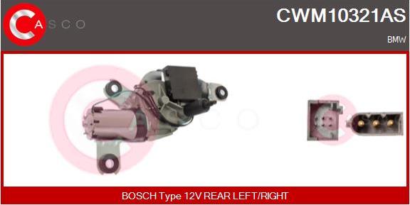 Casco CWM10321AS - Stikla tīrītāju motors xparts.lv