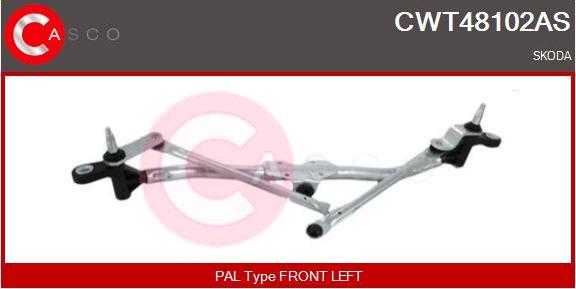 Casco CWT48102AS - Система тяг и рычагов привода стеклоочистителя xparts.lv