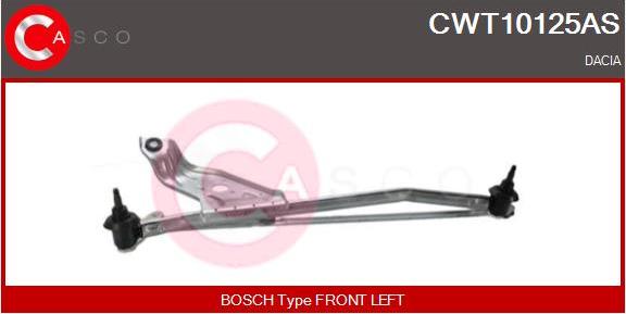 Casco CWT10125AS - Stiklu tīrītāja sviru un stiepņu sistēma xparts.lv