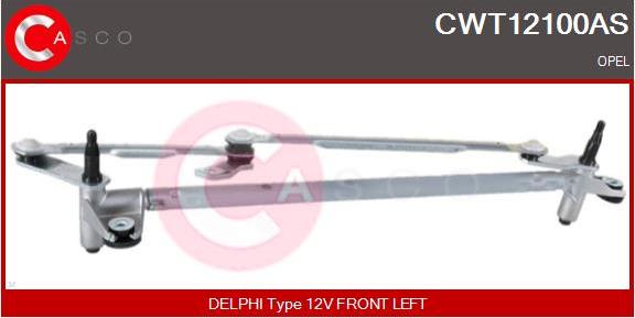 Casco CWT12100AS - Система тяг и рычагов привода стеклоочистителя xparts.lv