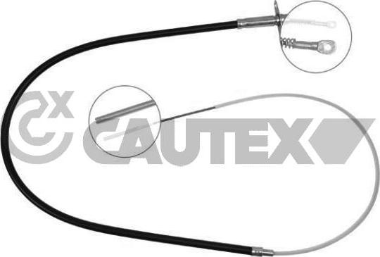 Cautex 766044 - Cable, parking brake xparts.lv