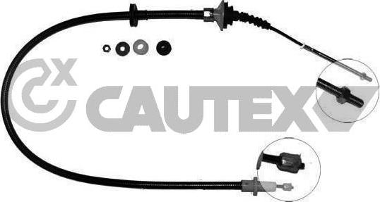 Cautex 762856 - Clutch Cable xparts.lv