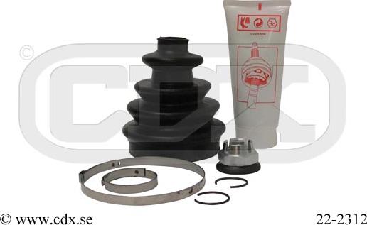 CDX 22-2312 - Bellow, drive shaft xparts.lv