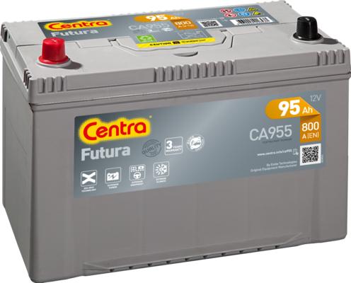 CENTRA CA955 - Стартерная аккумуляторная батарея, АКБ xparts.lv