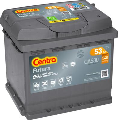 CENTRA CA530 - Стартерная аккумуляторная батарея, АКБ xparts.lv