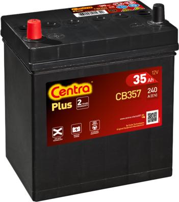 CENTRA CB357 - Стартерная аккумуляторная батарея, АКБ xparts.lv