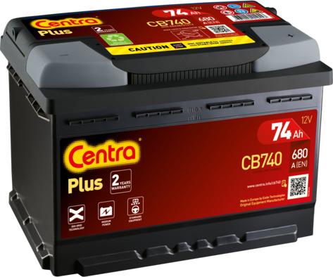 CENTRA CB740 - Startera akumulatoru baterija xparts.lv