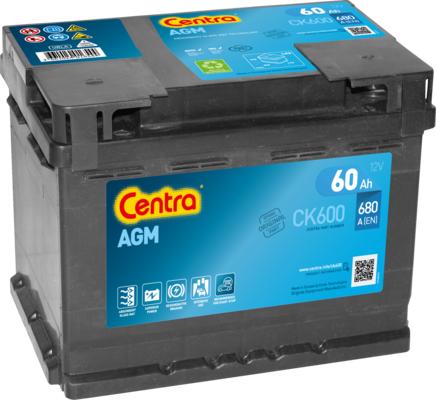 CENTRA CK600 - Starter Battery xparts.lv