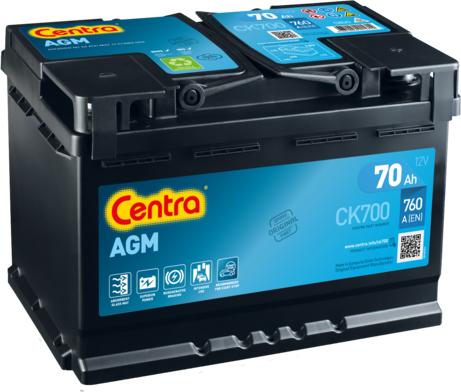 CENTRA CK700 - Startera akumulatoru baterija xparts.lv
