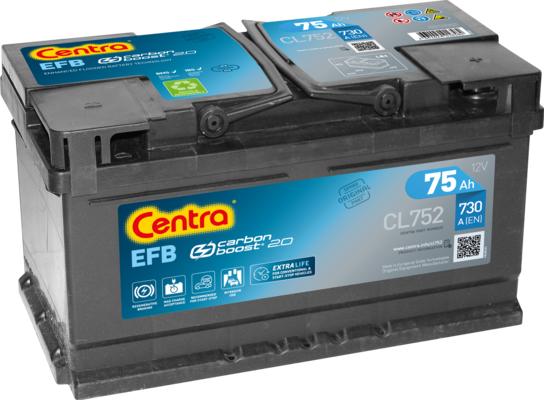 CENTRA CL752 - Startera akumulatoru baterija xparts.lv