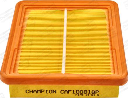 Champion CAF100818P - Воздушный фильтр xparts.lv