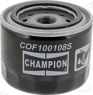 Champion COF100108S - Eļļas filtrs xparts.lv