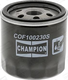 Champion COF100230S - Alyvos filtras xparts.lv
