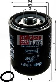 Clean Filters DE2205 - Патрон осушителя воздуха, пневматическая система xparts.lv