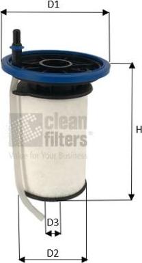 Clean Filters MG3612 - Fuel filter xparts.lv