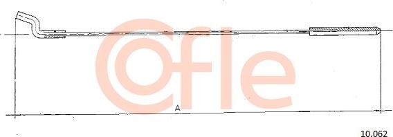 Cofle 10.062 - Accelerator Cable xparts.lv