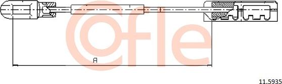 Cofle 11.5935 - Trose, Stāvbremžu sistēma xparts.lv