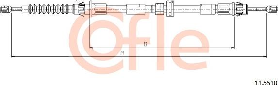 Cofle 11.5510 - Trose, Stāvbremžu sistēma xparts.lv