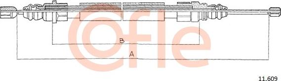 Cofle 11.609 - Trose, Stāvbremžu sistēma xparts.lv