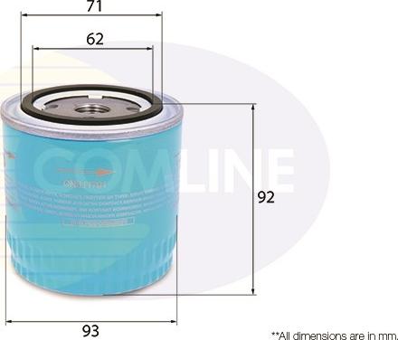 Comline CNS11701 - Eļļas filtrs xparts.lv