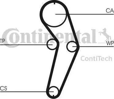 Continental CT988 - Зубчатый ремень ГРМ xparts.lv