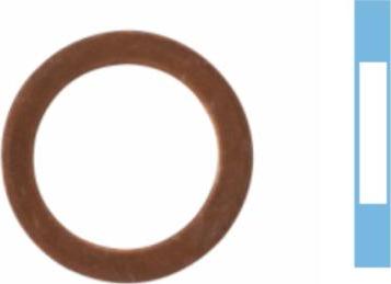 Corteco 005565S - Уплотнительное кольцо, резьбовая пробка маслосливного отверстия xparts.lv
