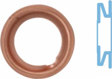 Corteco 005568S - Уплотнительное кольцо, резьбовая пробка маслосливного отверстия xparts.lv