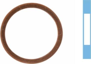 Corteco 005699S - Уплотнительное кольцо, резьбовая пробка маслосливного отверстия xparts.lv