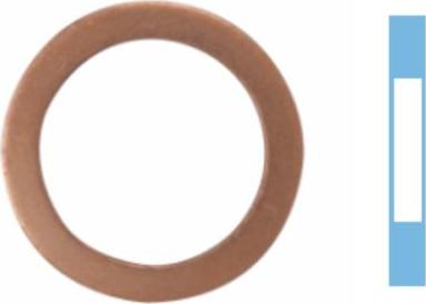 Corteco 005660H - Уплотнительное кольцо, резьбовая пробка маслосливного отверстия xparts.lv