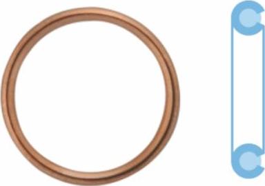 Corteco 005709S - Уплотнительное кольцо, резьбовая пробка маслосливного отверстия xparts.lv