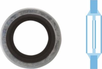 Corteco 006339S - Уплотнительное кольцо, резьбовая пробка маслосливного отверстия xparts.lv