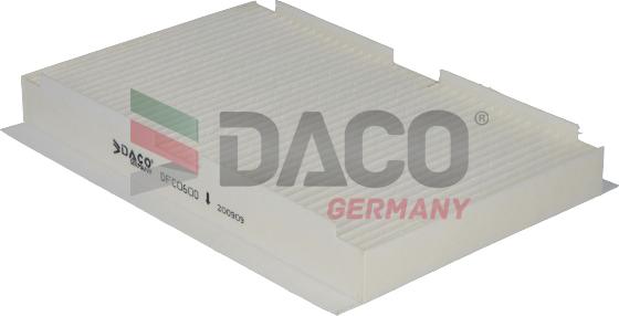 DACO Germany DFC0600 - Filter, interior air xparts.lv