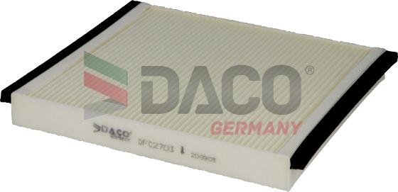 DACO Germany DFC2703 - Filter, interior air xparts.lv