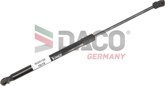 DACO Germany SG0120 - Gāzes atspere, Bagāžas / Kravas nodalījuma vāks xparts.lv