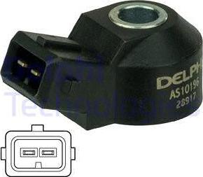 Delphi AS10196 - Knock Sensor xparts.lv