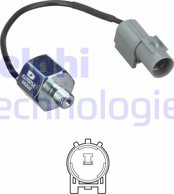 Delphi AS10252 - Knock Sensor xparts.lv
