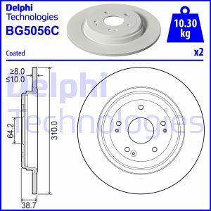Delphi BG5056C - Bremžu diski xparts.lv