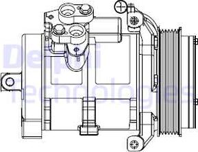Delphi CS20528 - Kompresors, Gaisa kond. sistēma xparts.lv