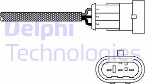 Delphi ES10971-12B1 - Lambda Sensor xparts.lv