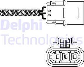 Delphi ES10456-12B1 - Лямбда-зонд, датчик кислорода xparts.lv