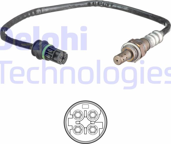 Delphi ES20674-12B1 - Lambda Sensor xparts.lv