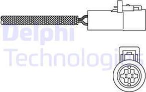 Delphi ES20014-12B1 - Лямбда-зонд, датчик кислорода xparts.lv